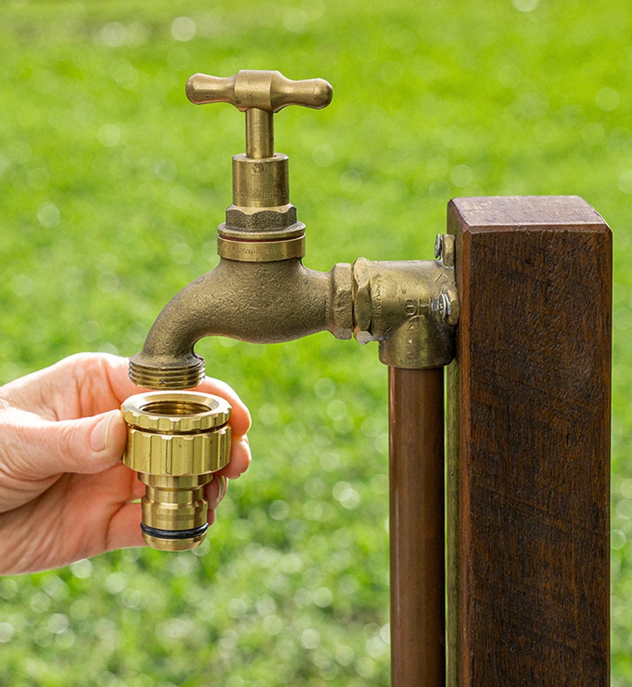 18mm Hi-Flo Universal Brass Tap Adaptor 2 18mm Hi-Flo Universal Brass Tap Adaptor - Image 2