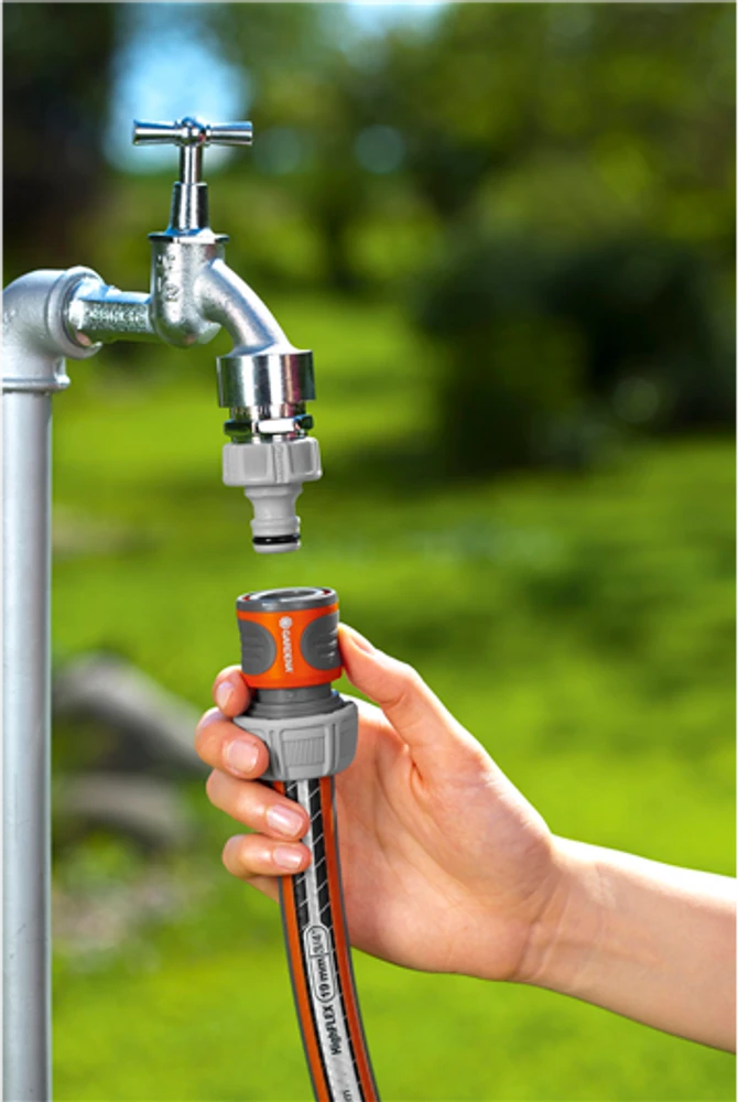 Gardena 19mm Hose Connector For 13mm Tap Adaptor 2 Gardena 19mm Hose Connector For 13mm Tap Adaptor - Image 2