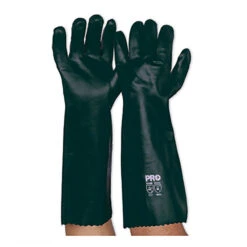 Green PVC 45cm Gloves - Pair