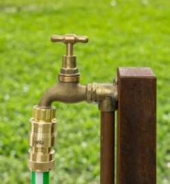 18mm Hi-Flo ¾ Brass Tap Adaptor -Garden Bliss Neta 18mm Hi Flo 3 4 Brass Tap Adaptor 4 53558.1707289891