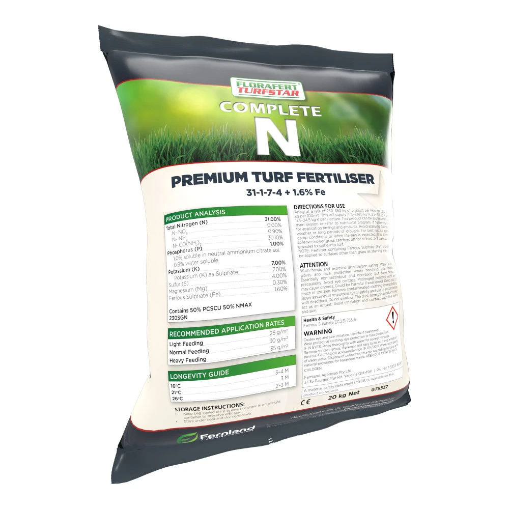 TurfStar Complete N Turf Fertiliser 1 TurfStar Complete N Turf Fertiliser