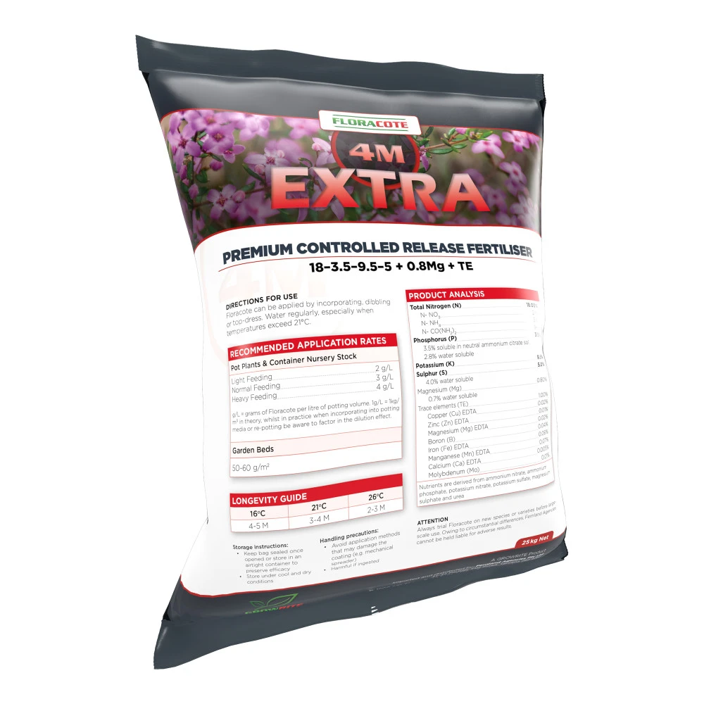 Floracote Extra Controlled Release Fertiliser 1 Floracote Extra Controlled Release Fertiliser