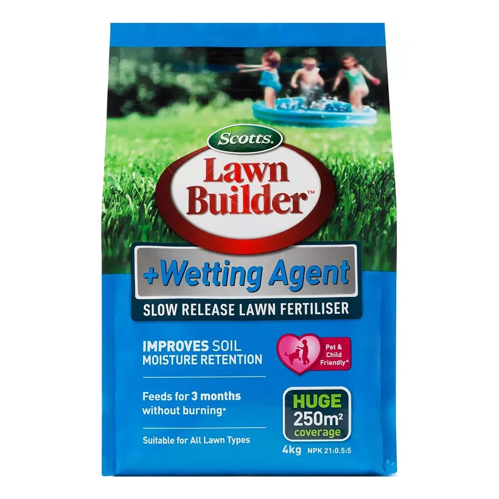 Lawn Builder + Wetting Agent Slow Release Lawn Fertiliser 1 Lawn Builder + Wetting Agent Slow Release Lawn Fertiliser